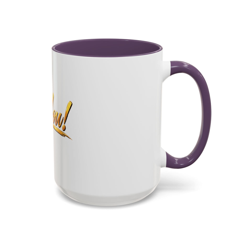 Be You!™ Accent Coffee Mug – Motivational Ceramic Mug (11, 15oz)