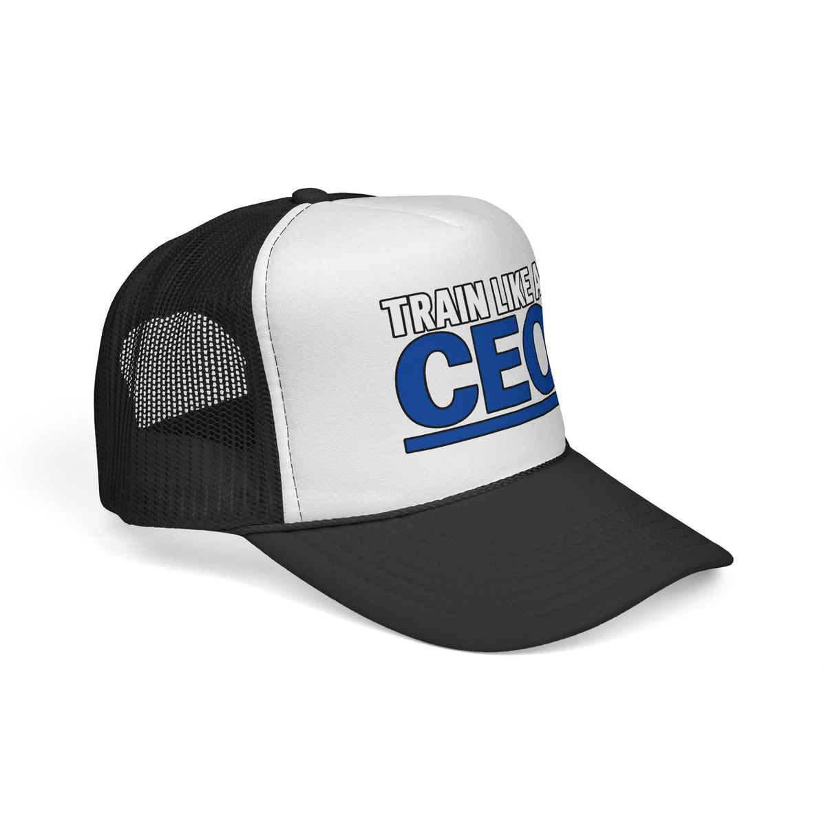 Train Like A CEO™ Trucker Cap-Black/White