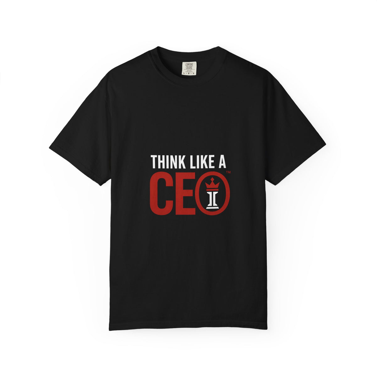 Think Like a CEO™ Black Premium  Garment-Dyed T-Shirt