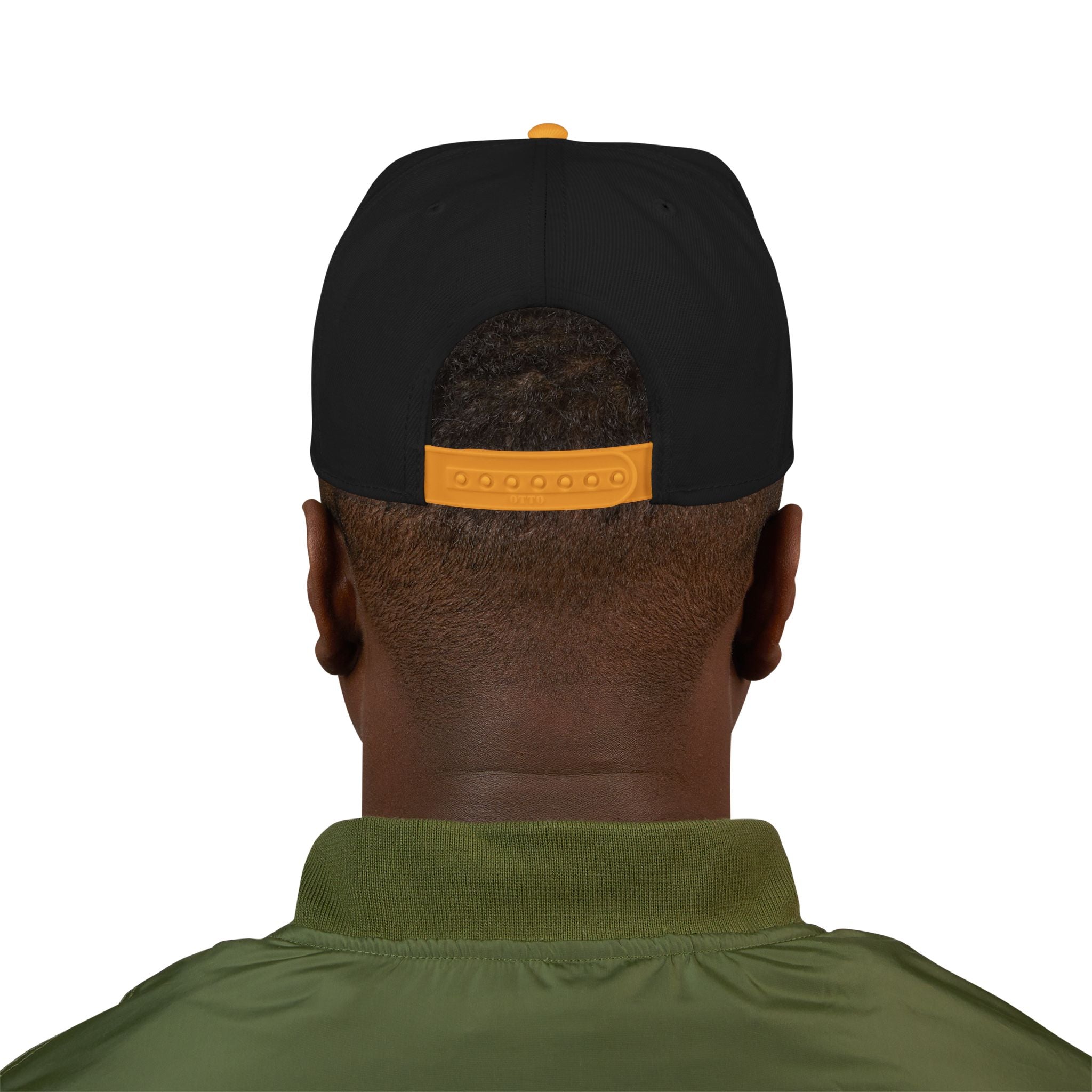 Invest Like A CEO™ Embroidered Snapback Hat- Black/Gold