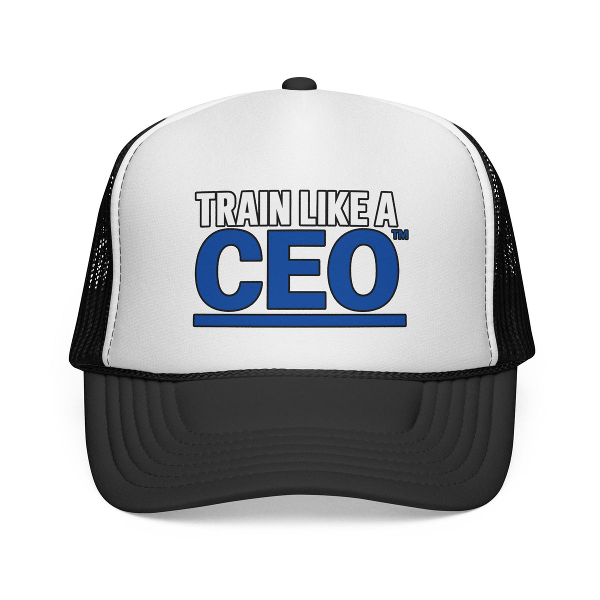 Train Like A CEO™ Trucker Cap-Black/White
