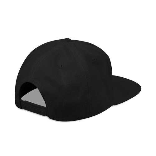 Invest Like A CEO™ Embroidered Snapback Hat-Black