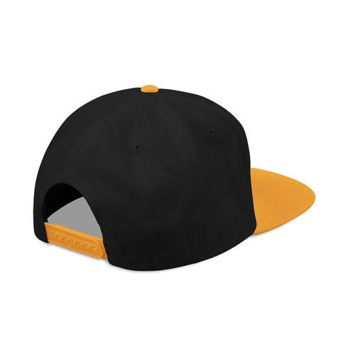 Invest Like A CEO™ Embroidered Snapback Hat- Black/Gold