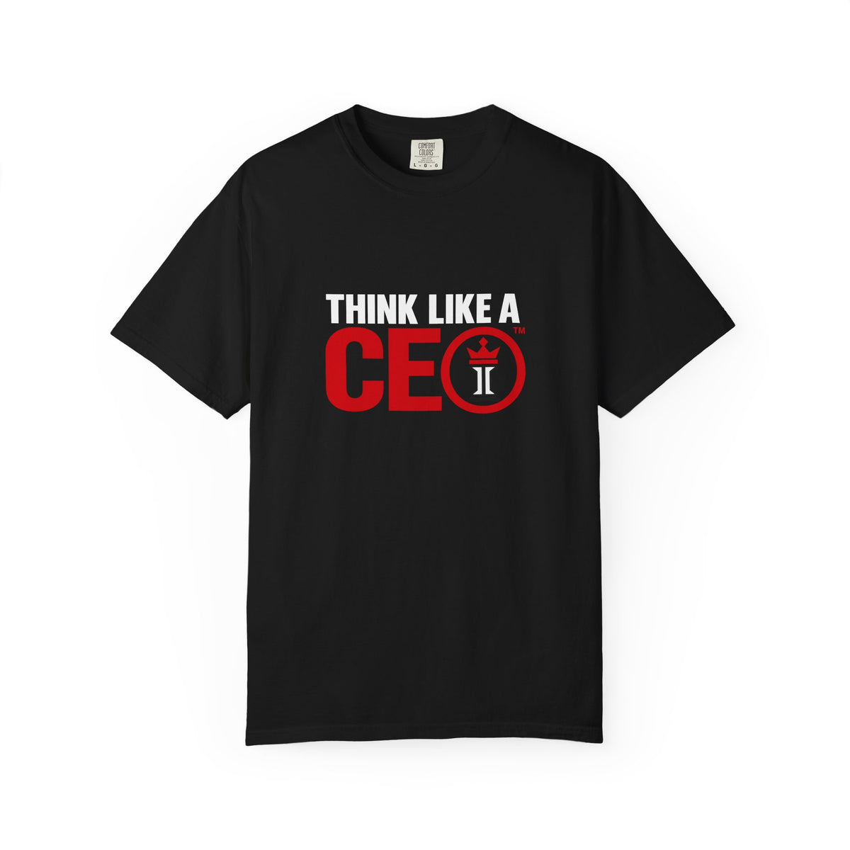 Think Like a CEO™ Premium  Garment-Dyed T-Shirt-Black