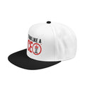 Think Like A CEO™ Embroidered Snapback Hat-Black/White
